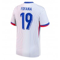 France Youssouf Fofana #19 Replica Away Shirt Euro 2024 Short Sleeve